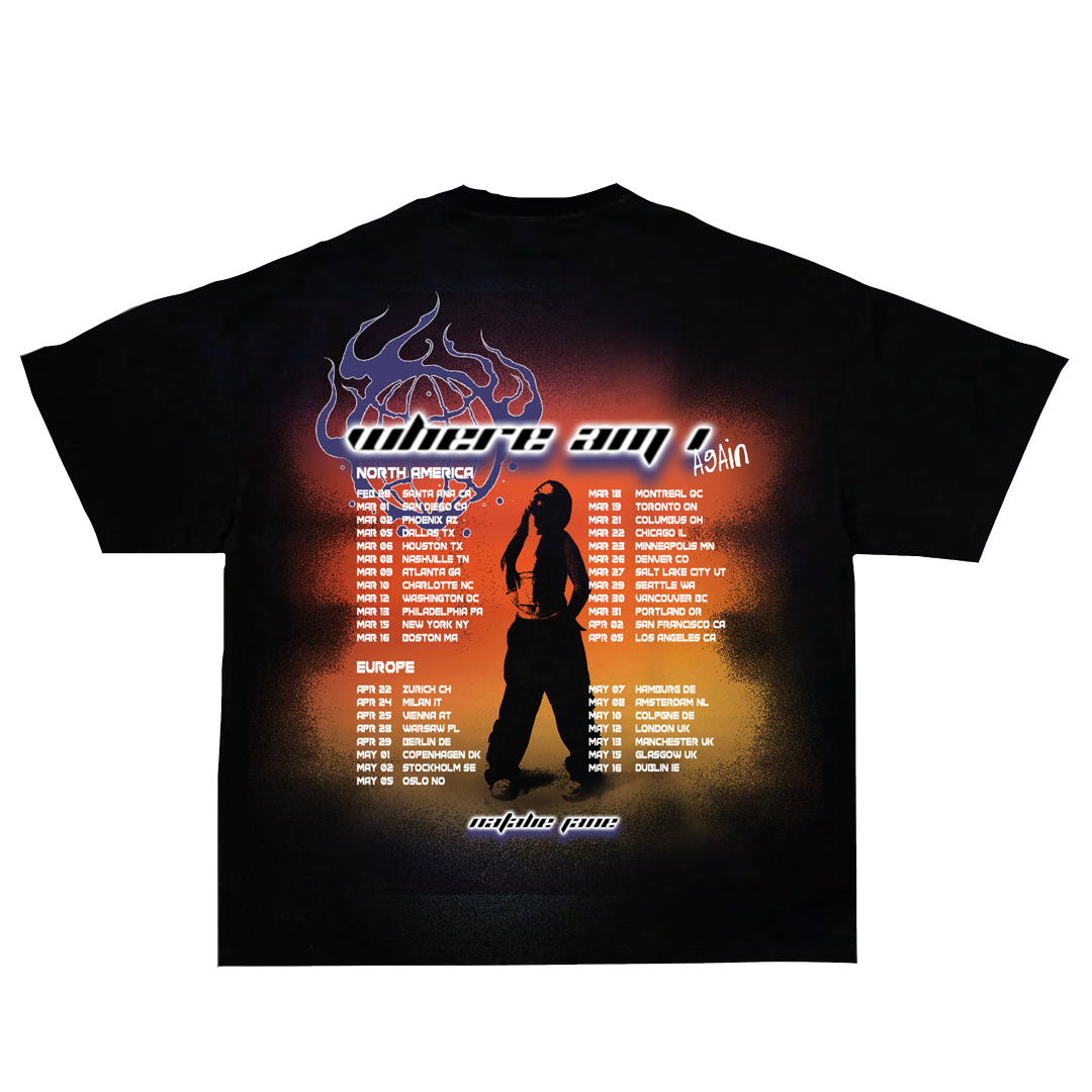 WHERE AM I TOUR TEE